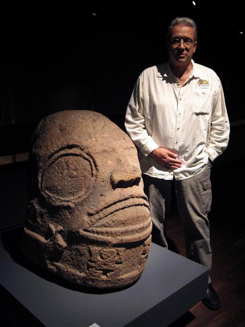 but the body is unusual, not based on any island tatoo style. Marquesan 