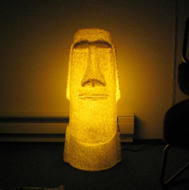 Mr Moai Floor Lamp Tiki Central