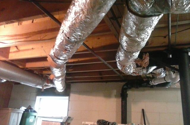 Hiding Flex Duct Work In Basement Ceiling Tiki Central