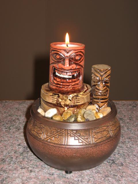 Tiki fountains at Walgreens -- Tiki Central