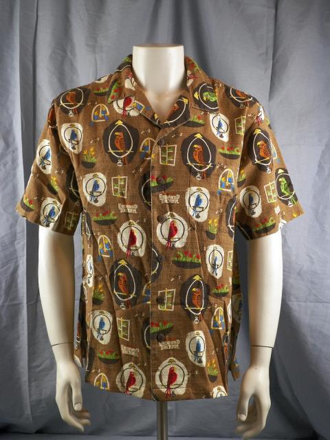 eBay: 6 Shag / Disneyland / Enchanted Tiki Room Shirt XL -- Tiki Central